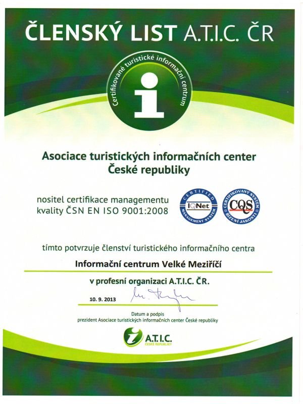 Informační centrum Velké Meziříčí